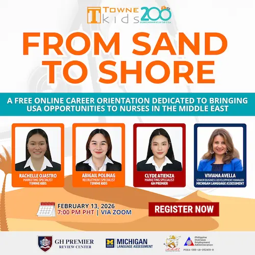 Nurse Free Career Orientation - From Sand to Shore Poster