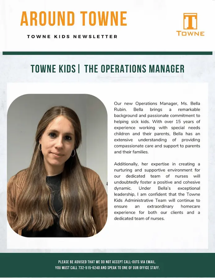 Towne Kids Operation Manager - Bella Rubin